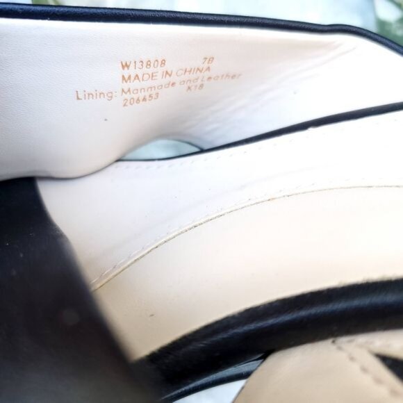 Cole Haan Black Leather Wedge Platform Grand 360 Criss- cross - Picture 9 of 10